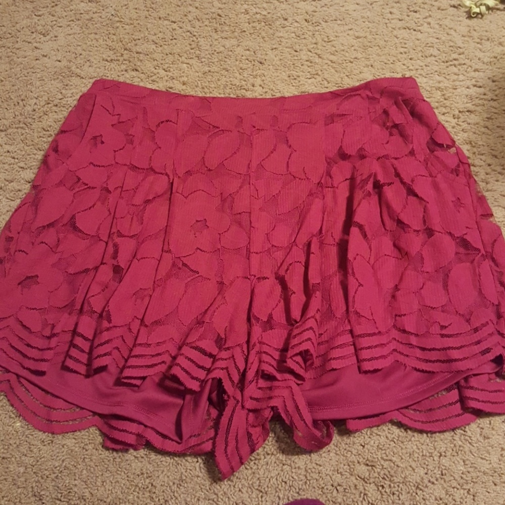 Torrid lace shorts